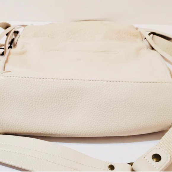 The Sak White Embossed Shoulder Bag